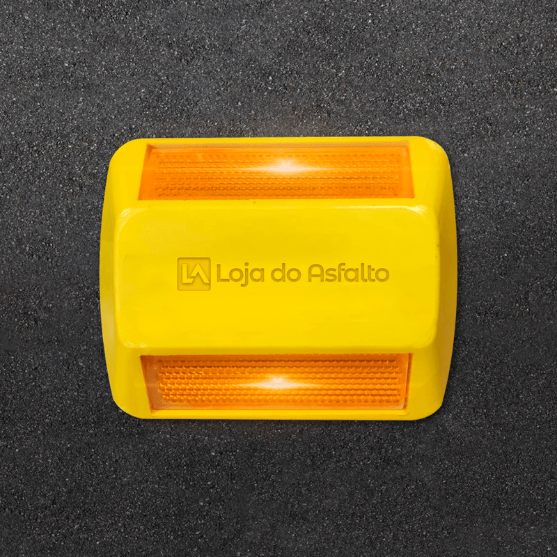 TACHA RELFETIVA DE PLÁSTICO INJETADO - LojaDoAsfalto